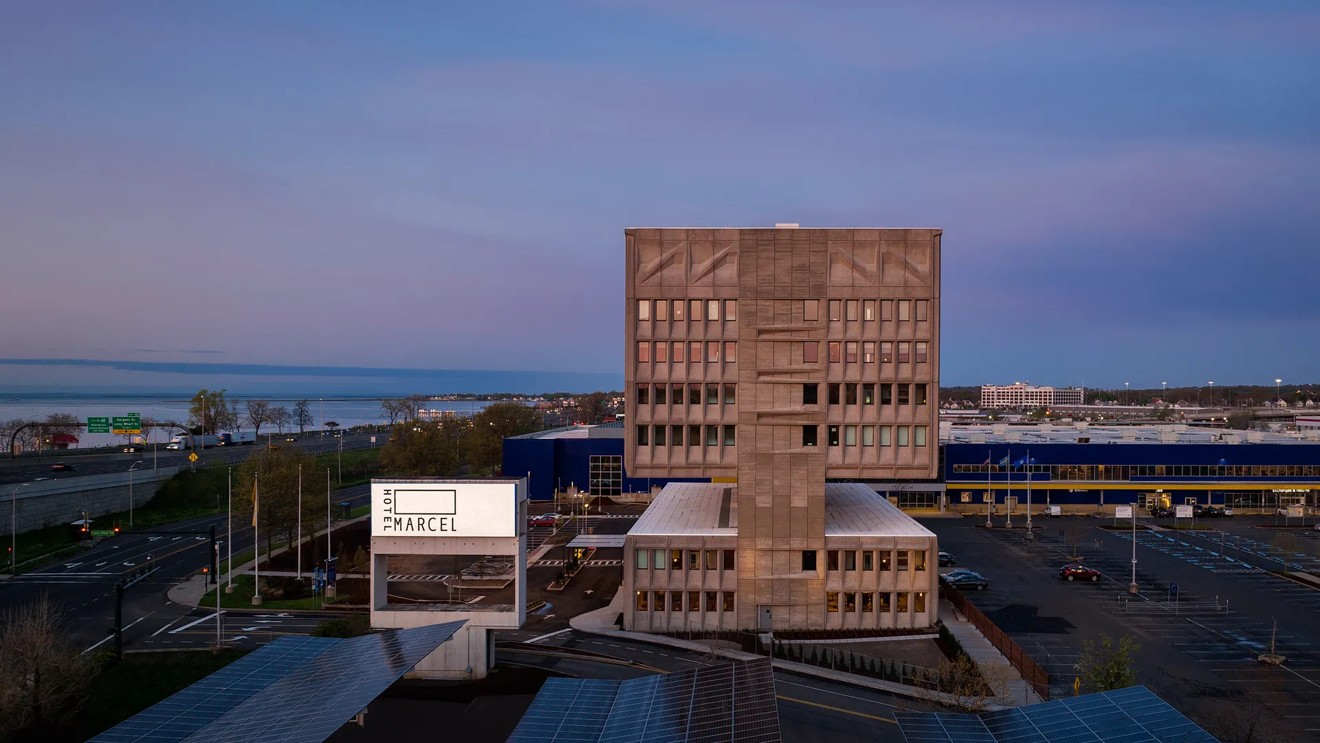 Hotel Marcel, a building designed by Marcel Breuer in 1968