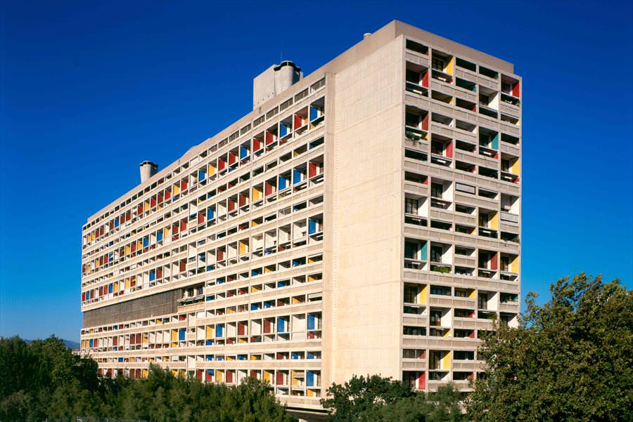 Unité d'habitation, designed by Le Corbusie